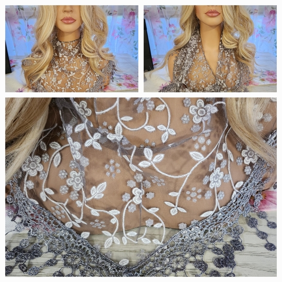 4 Stunning Victorian Style Lace Scarfs - Picture 3 of 9